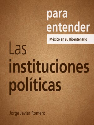 cover image of Las Instituciones Políticas